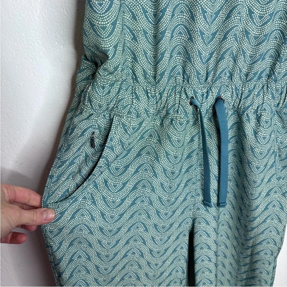 Patagonia Fleetwith Romper Bluff River Multi Tasmanian Teal Size Small - Picture 4 of 7